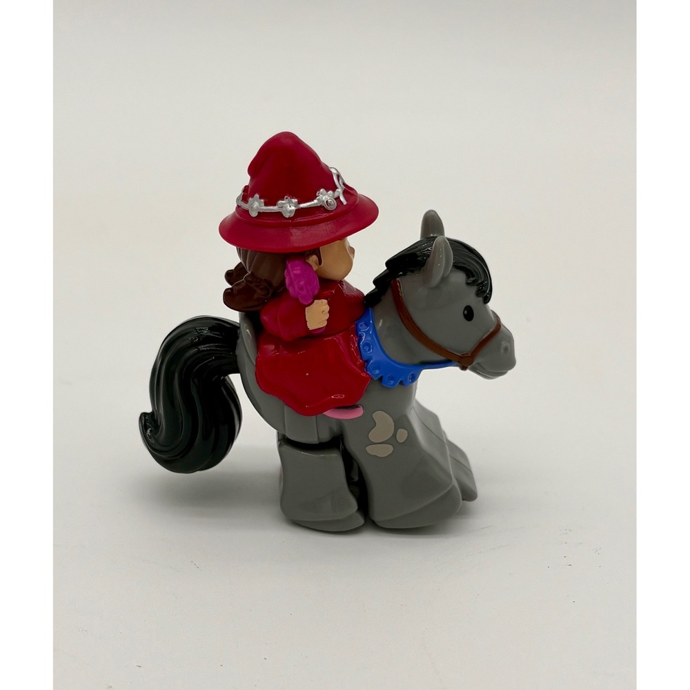 Fisher-Price Little People Princess Evie Klip Klop Horse Mike the Knight - Picture 4 of 6